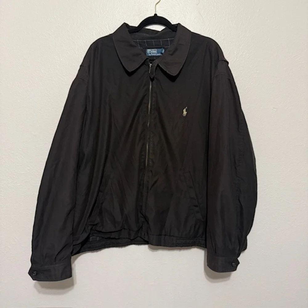 Polo Ralph Lauren Mens Harrington Bi-Swing Jacket Windbreaker 3XB Zip Up
